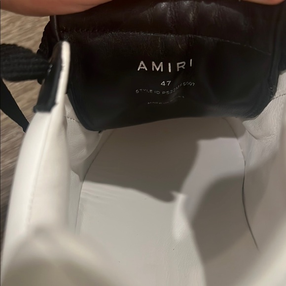 Black and White Men's Sneakers - Picture 2 of 6